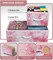 Sorbus Dresser with 8 Drawers - Storage Chest Organizer with Steel Frame, Wood Top, Handles, Fabric Bins